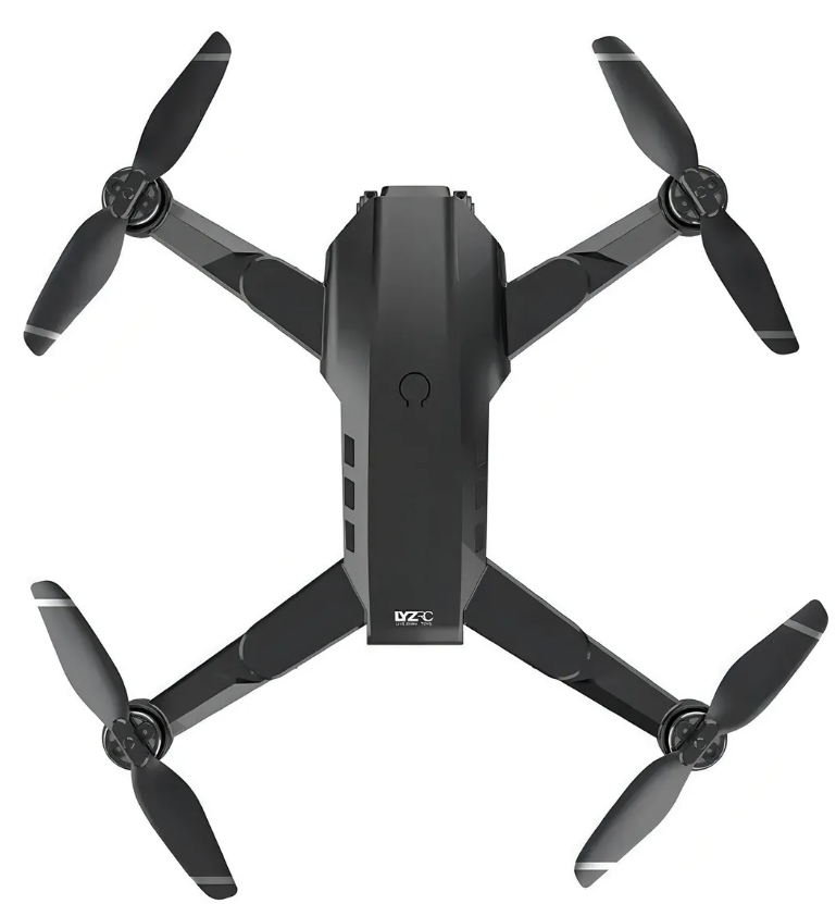Mini drone Lyzrc L900 Pro com dual câmera 4K preto 5GHz 1 bateria